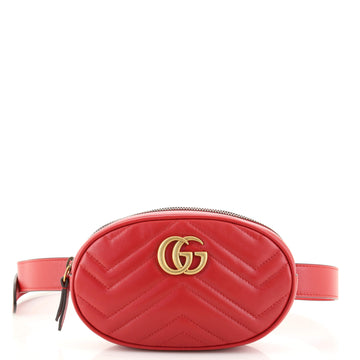 Gucci GG Marmont Belt Bag Matelasse Leather