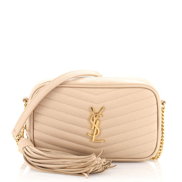 Saint Laurent Lou Camera Bag Matelasse Chevron Leather Mini