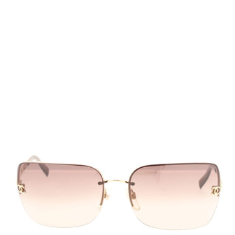 Chanel Square Sunglasses Metal