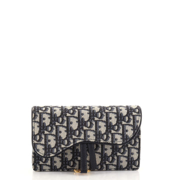 Christian Dior Saddle Rectangular Belt Bag Oblique Canvas