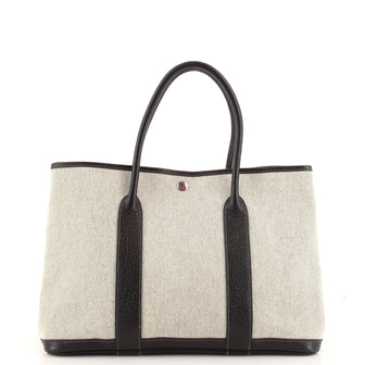 Hermes Garden Party Tote Toile and Leather 36