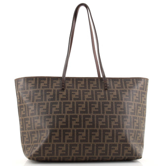 Fendi Roll Tote Zucca Coated Canvas Large