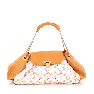 Louis Vuitton Jamais Handbag Limited Edition Aquarelle Monogram Canvas