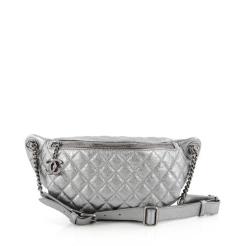 Chanel Banane Waist Bag Quilted Leather