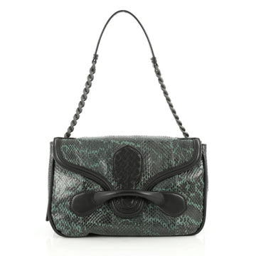 Bottega Veneta Rialto Shoulder Bag Elaphe Medium