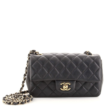 Chanel Classic Single Flap Bag Quilted Lambskin Mini