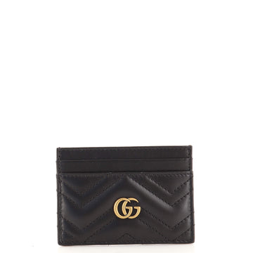 Gucci GG Marmont Card Holder Matelasse Leather