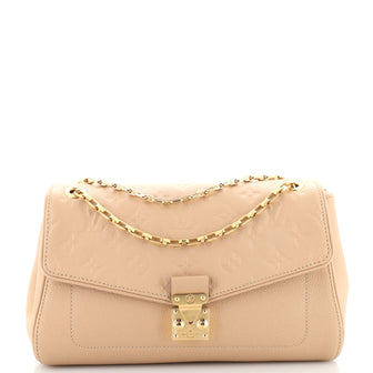 Louis Vuitton Saint Germain Handbag Monogram Empreinte Leather PM