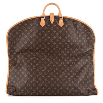 Louis Vuitton Garment Cover Monogram Canvas One Hanger Brown