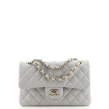 Chanel Classic Double Flap Bag Quilted Caviar Small