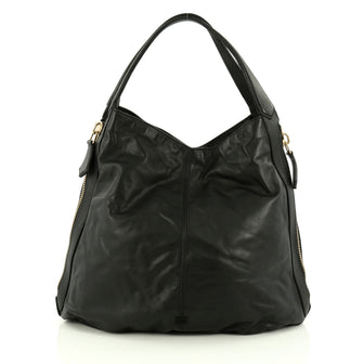 Givenchy Tinhan Tote Leather Black