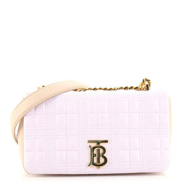 Burberry Lola Shoulder Bag Quilted Lambskin Small