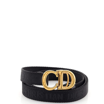 Christian Dior Saddle Belt Jacquard Thin