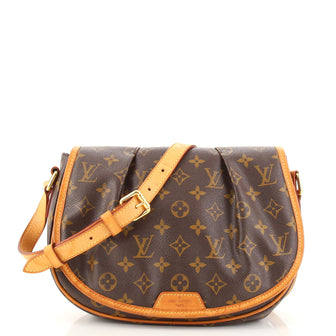Louis Vuitton Menilmontant Handbag Monogram Canvas PM