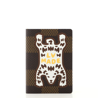 Louis Vuitton Nigo Clemence Notebook Limited Edition Printed Giant Damier MM
