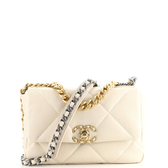 Chanel 19 Flap Bag Quilted Lambskin Medium