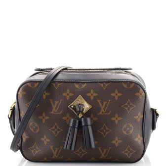 Louis Vuitton Saintonge Handbag Monogram Canvas with Leather