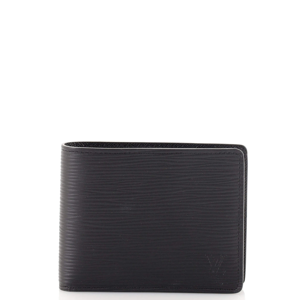 Louis Vuitton Slender Wallet Epi Leather Black 1682762