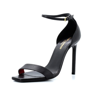 Saint Laurent Women's Amber Ankle Strap Sandals Leather