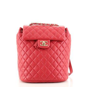Chanel Urban Spirit Backpack Quilted Lambskin Large
