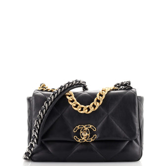Chanel 19 Flap Bag Quilted Lambskin Medium