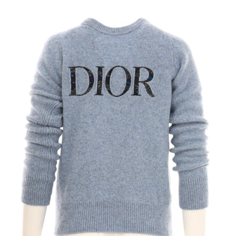 Christian Dior Men's Logo Crew Neck Sweater Wool