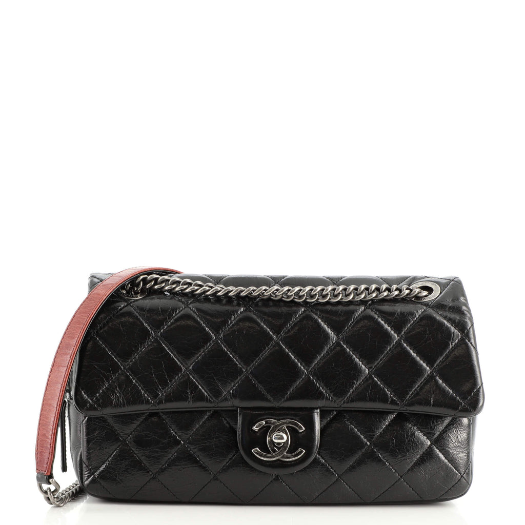 Chanel Medium Easy Flap Bag - Black Shoulder Bags, Handbags - CHA978922
