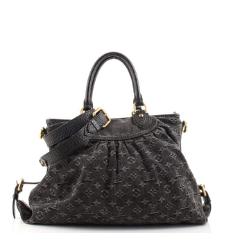 Louis Vuitton Neo Cabby Handbag Denim GM