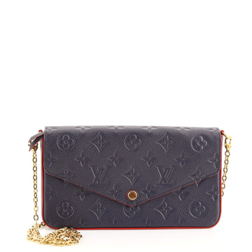 Louis Vuitton Felicie Pochette Monogram Empreinte Leather