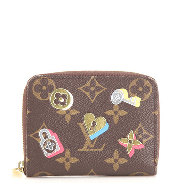 Louis Vuitton Zippy Coin Purse Limited Edition Love Lock Monogram Canvas