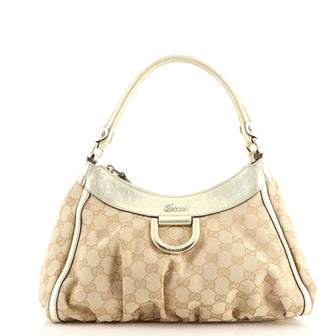 Gucci D Ring Hobo GG Canvas Small