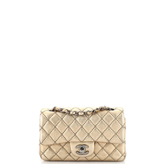 Classic Single Flap Bag Quilted Lambskin Mini