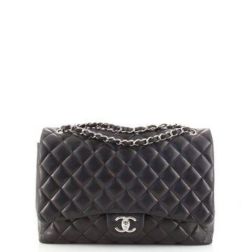 Chanel Classic Double Flap Bag Quilted Lambskin Maxi