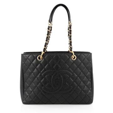 Chanel Grand Shopping Tote Quilted Caviar