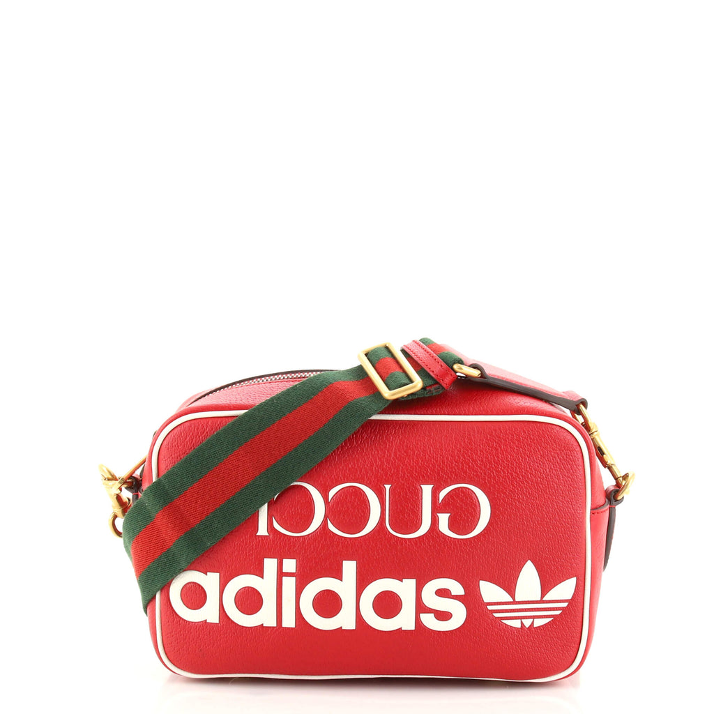 Gucci x adidas Shoulder Bag Leather Small Red 1684422