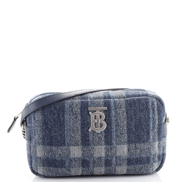 Burberry Lola Camera Bag Printed Denim Small