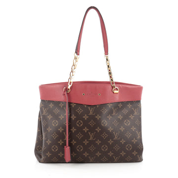Louis Vuitton Pallas Shopper Monogram Canvas and Calf Leather