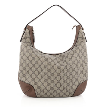 Gucci Nice Hobo GG Coated Canvas Medium Natural