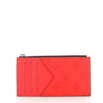 Louis Vuitton Coin Card Holder Monogram Taigarama