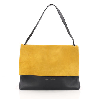 Celine All Soft Tote Suede Yellow 1685001