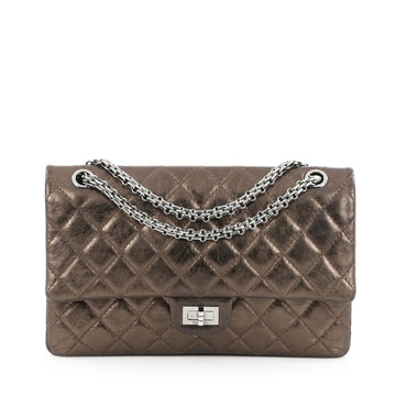 Chanel Reissue 2.55 Handbag Quilted Metallic Calfskin 1685102