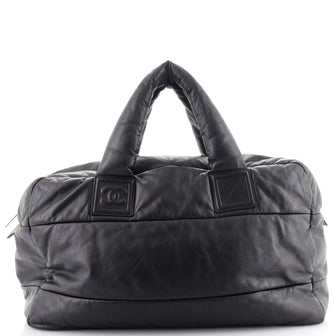 Chanel Coco Cocoon Bowling Bag Quilted Lambskin Large