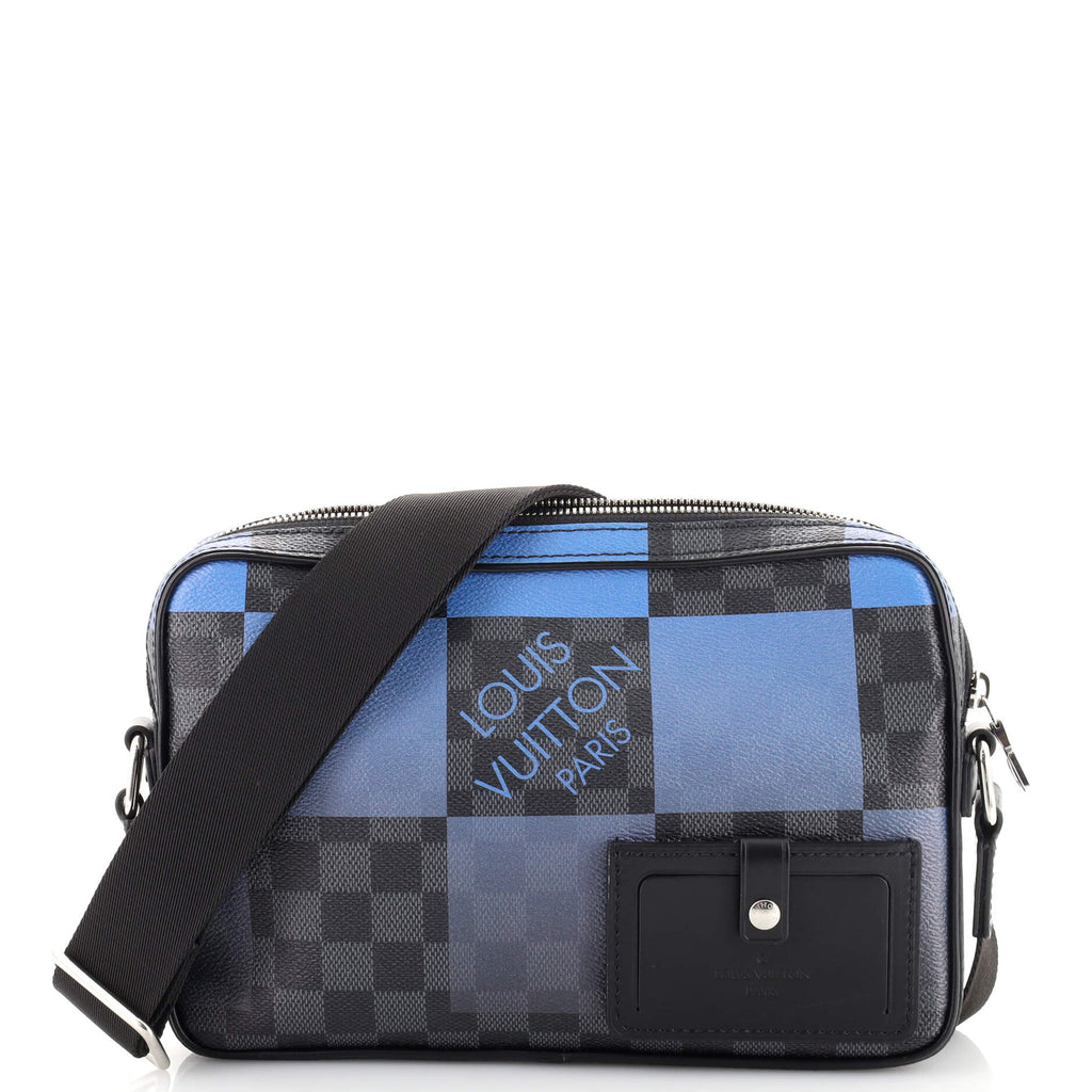 Louis Vuitton Black Damier Graphite Alpha Messenger Bag Louis Vuitton