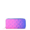 Louis Vuitton Zipper Wallet Vertical Taurillon Illusion Blue/Pink