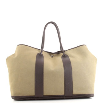 Hermes Garden Party Tote Toile and Leather 49
