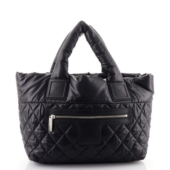 Chanel Coco Cocoon Reversible Tote Quilted Nylon Small