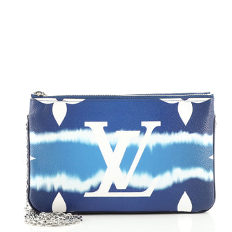 Louis Vuitton Double Zip Pochette Limited Edition Escale Monogram Giant