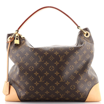 Louis Vuitton Berri Handbag Monogram Canvas MM