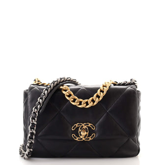 Chanel 19 Flap Bag Quilted Lambskin Medium