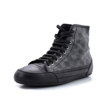 Louis Vuitton Men's High Top Sneakers Damier